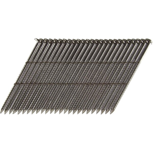 Collated Framing Nail, 8.5 in L, Hot Dipped Galvanized, Round Head, 28 Degrees, 500 PK